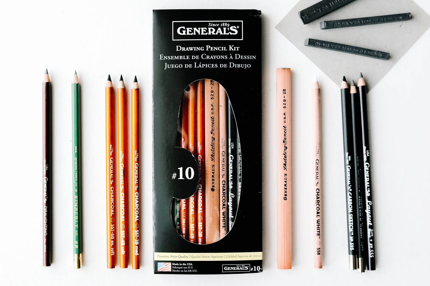 General's Classic Drawing & Sketching Kit 12 Pieces