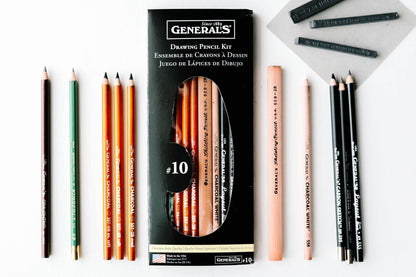 General's Classic Drawing & Sketching Kit 12 Pieces