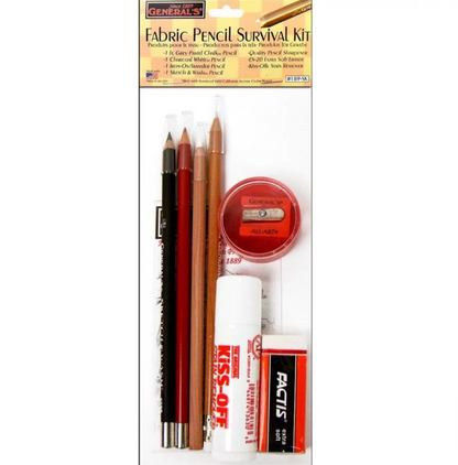 General's Fabric Pencil Survival Kit Set of 7