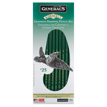 General's Kimberley Graphite Drawing Kit Set of 12