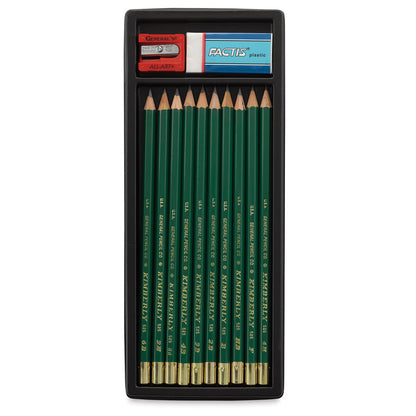 General's Kimberley Graphite Drawing Kit Set of 12