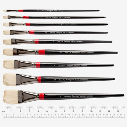 Daler Rowney Georgian S36 Short Flat Brushes