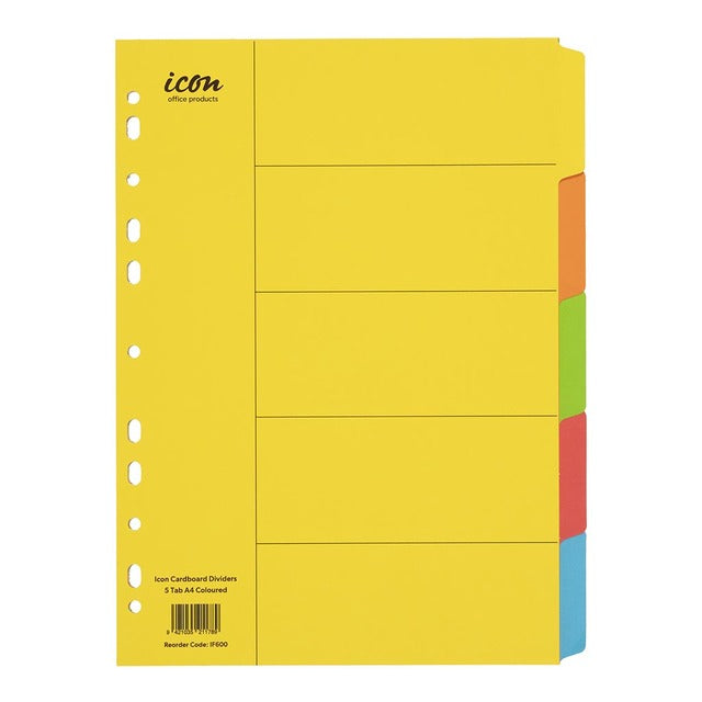 Okin Cardboard Dividers 5 Tab