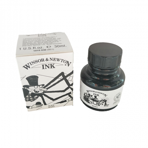 Winsor & Newton Black Indian Drawing Ink 30ml