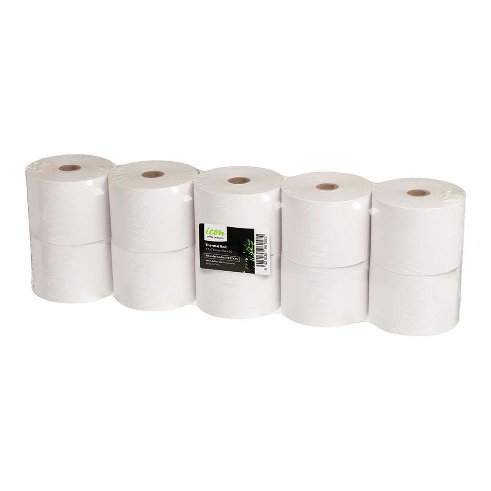 Icon Thermal Roll BPA Free 57x75mm Pack Of 10