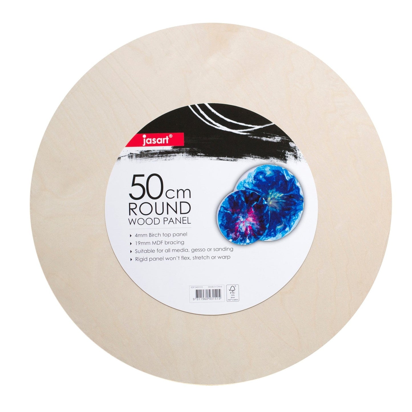 Jasart Round Wood Panels