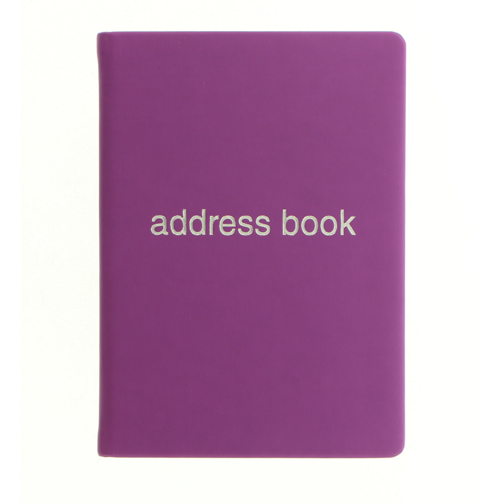 Letts Address Book Dazzle A6 Purple