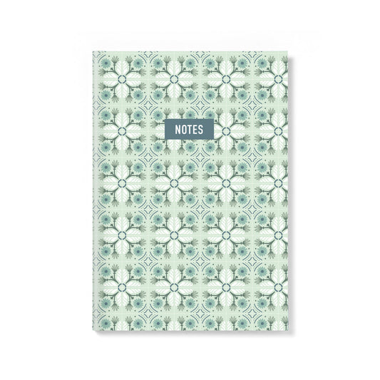 Letts A5 Morocco Green Notebook