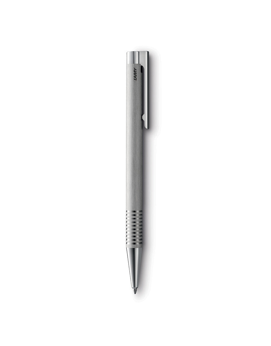 Lamy Logo 206 Brushed Steel Ballpoint Pen