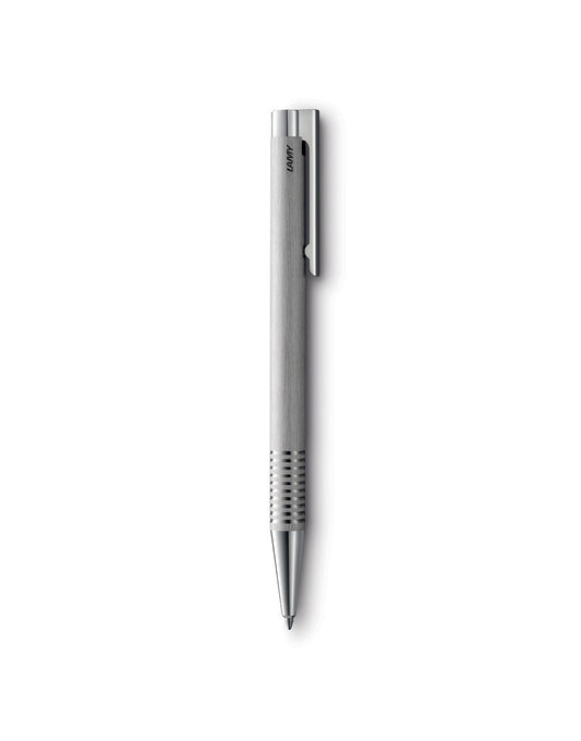 Lamy Logo 206 Brushed Steel Ballpoint Pen
