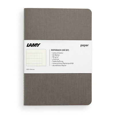 Lamy Paper Booklet A6 Cahier Grey - Pack Of 3