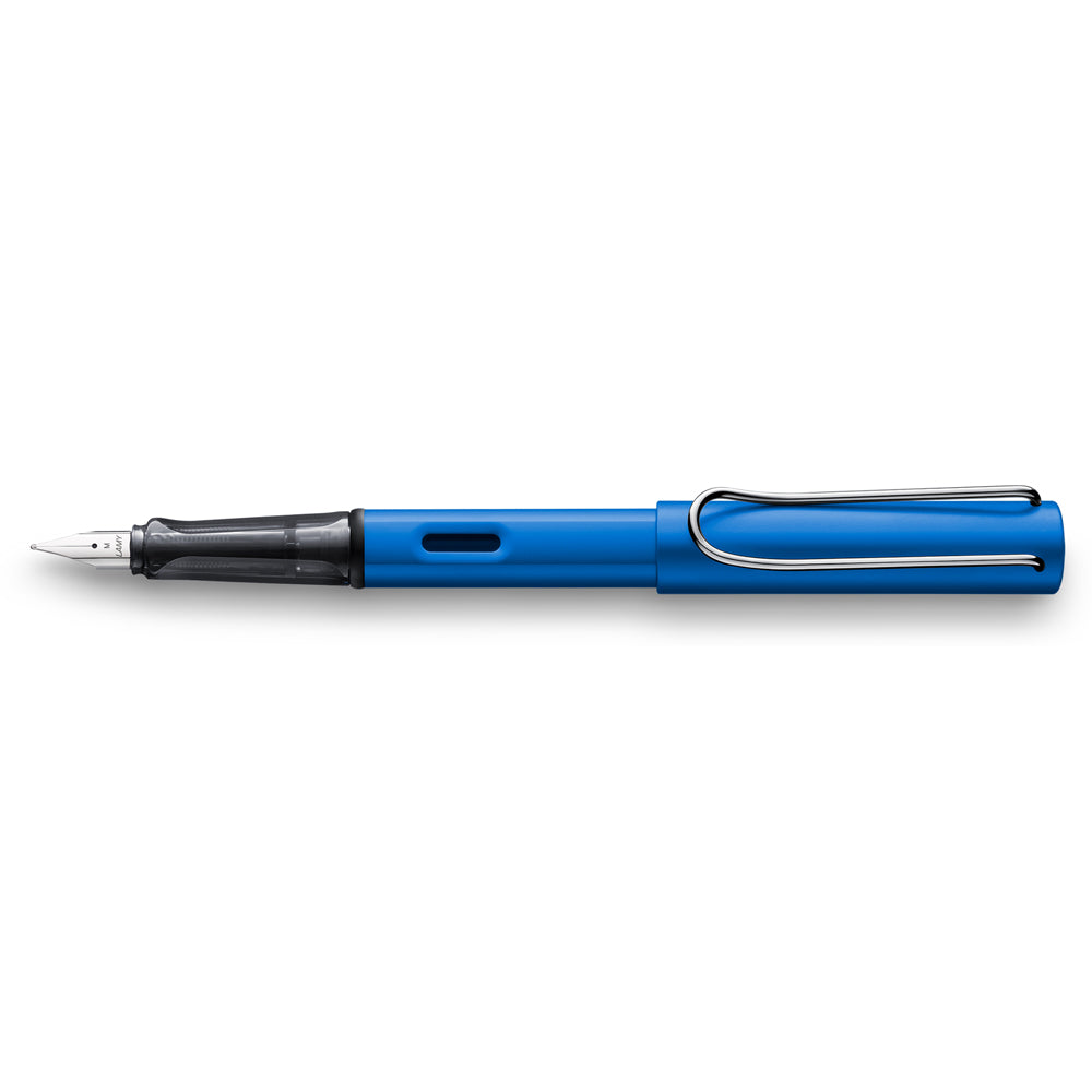 Lamy A5 Hard Cover Notebook + Ocean Blue Fountain Pen Gift Set