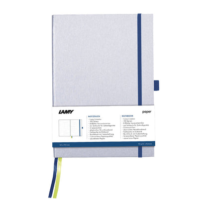Lamy A6 Hard Cover Notebook + Ocean Blue Fountain Pen Gift Set