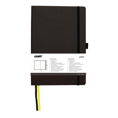 Lamy A6 Soft Cover Notebook + Charcoal Fountain Pen Gift Set