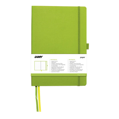 Lamy A6 Soft Cover Notebook + Green Fountain Pen Gift Set