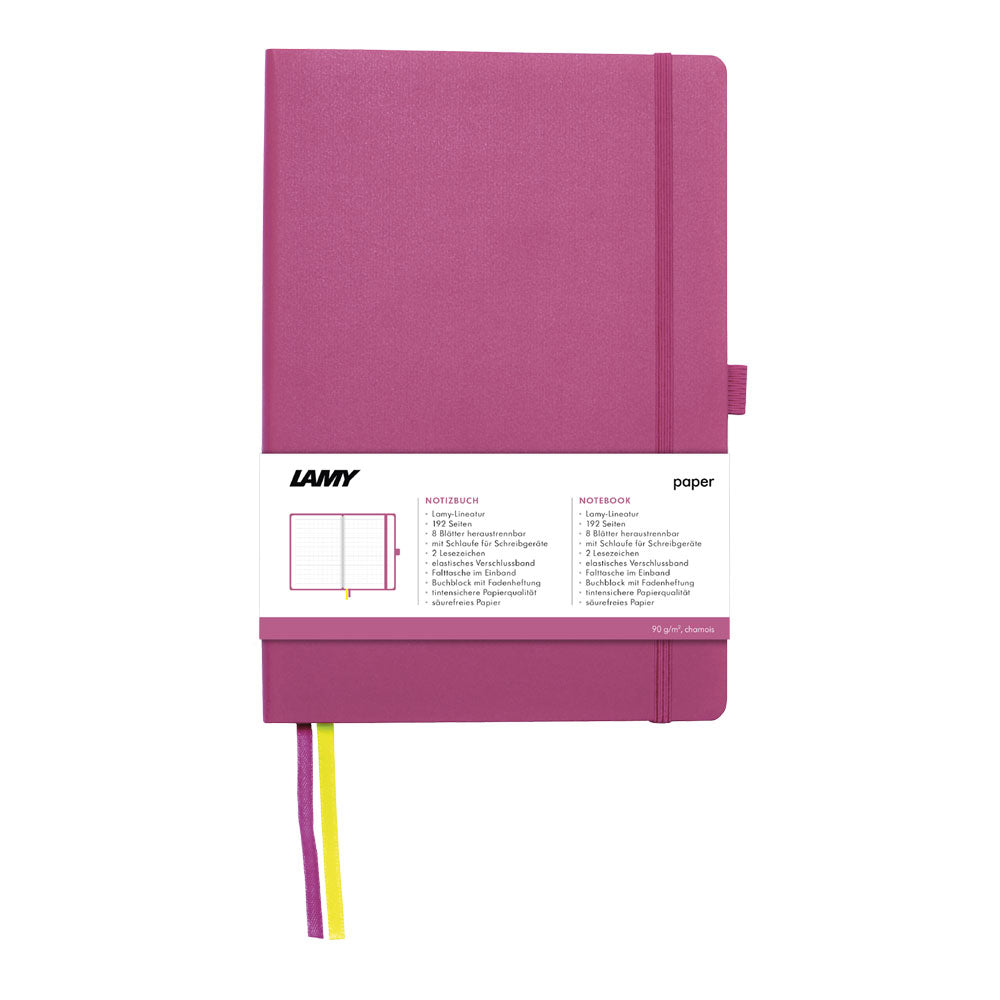 Lamy A6 Soft Cover Notebook + Pink Fountain Pen Gift Set