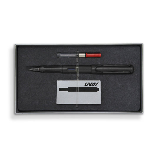 Lamy E191 Charcoal Fountain Pen Gift Set