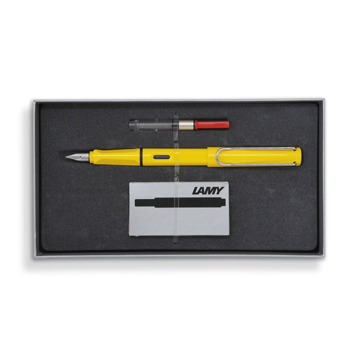 Lamy E191 Yellow Fountain Pen Gift Set