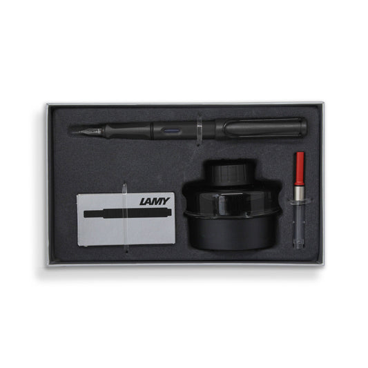 Lamy E193 Charcoal Fountain Pen Gift Set