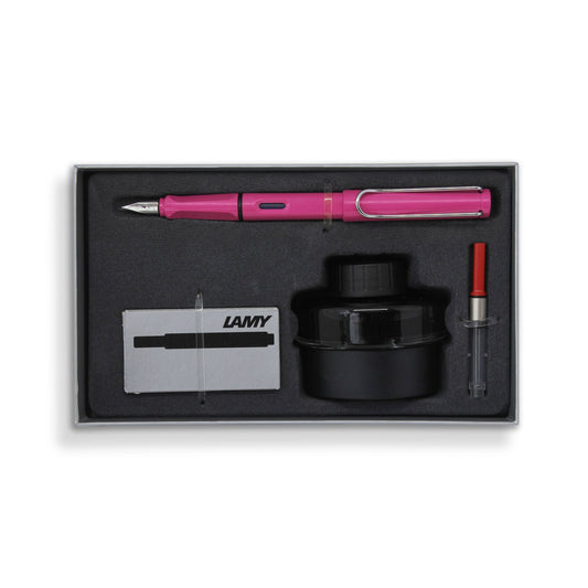 Lamy E193 Pink Fountain Pen Gift Set