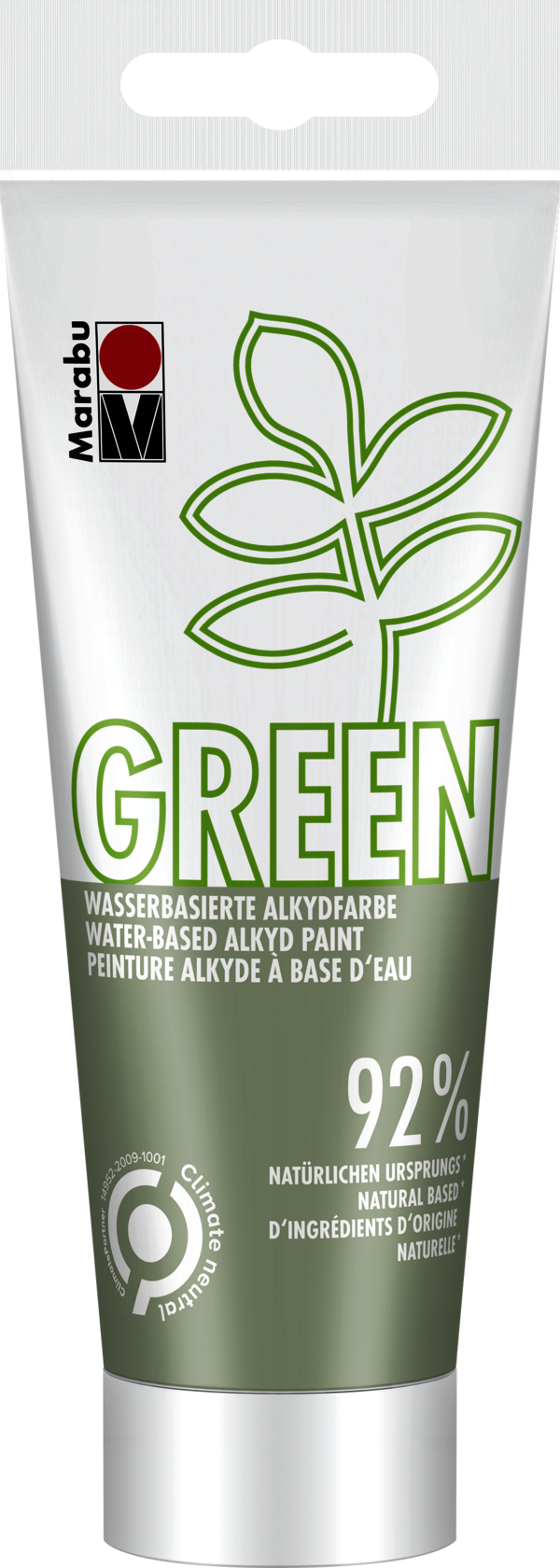 Marabu Green Water-Based Alkyd Paint 100ml