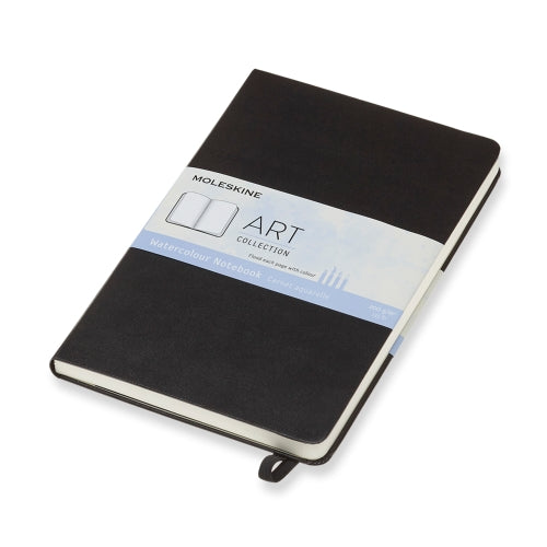 Moleskine Art Watercolor Portrait Large Black Notebook