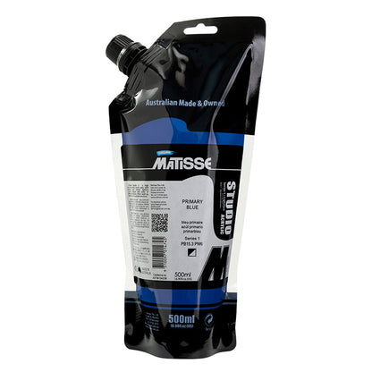 MATISSE STUDIO 500ML PRIMARY BLUE