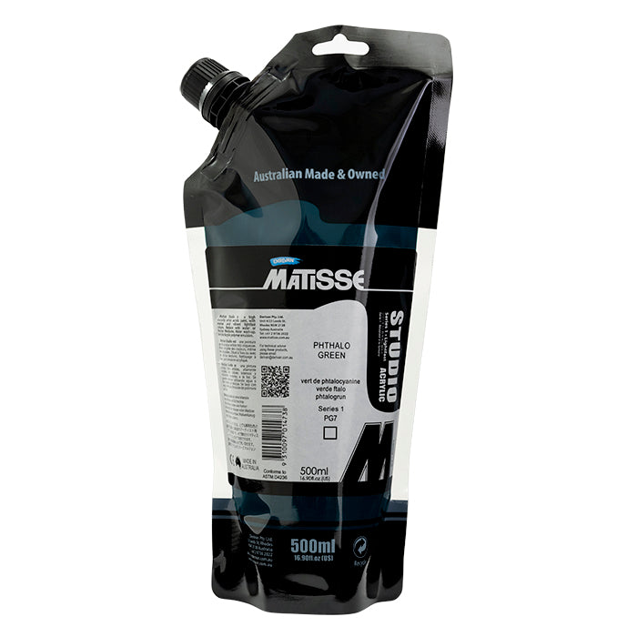 MATISSE STUDIO 500ML PHTHALO GREEN