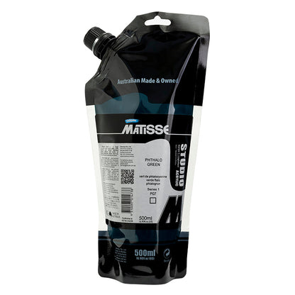 MATISSE STUDIO 500ML PHTHALO GREEN