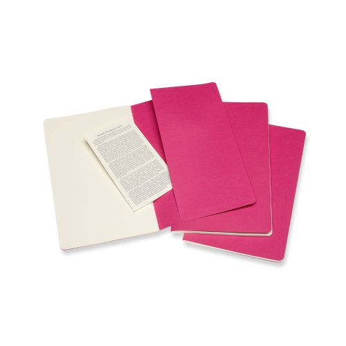 Moleskine Cahier Large Plain Journals Pack Of 3