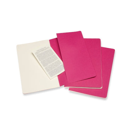 Moleskine Cahier Large Plain Journals Pack Of 3