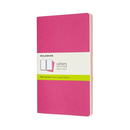 Moleskine Cahier Large Plain Journals Pack Of 3