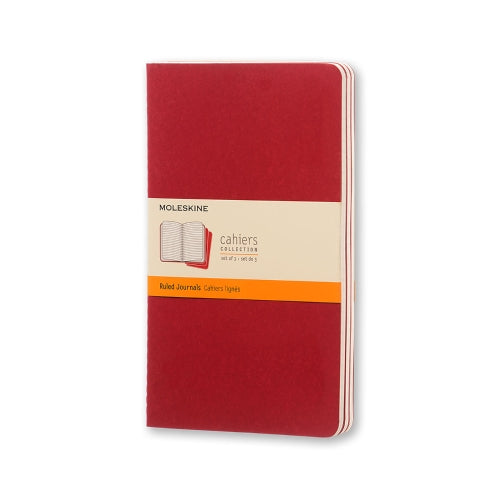 Moleskine Cahier Large Ruled Journals Pack Of 3