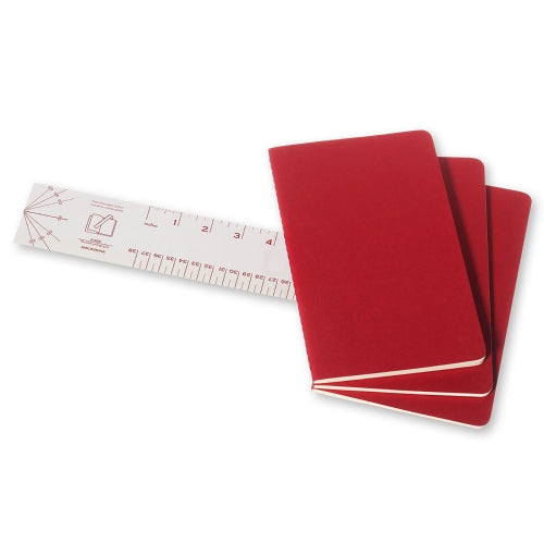 Moleskine Cahier Large Plain Journals Pack Of 3
