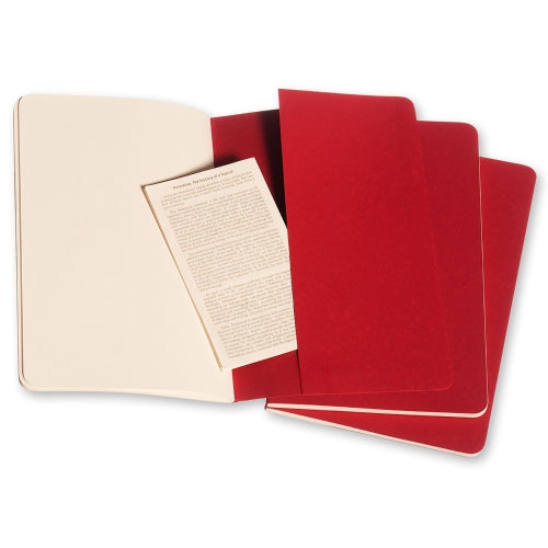 Moleskine Cahier Large Plain Journals Pack Of 3