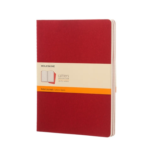 Moleskine Cahier Xtra Large Ruled Journals Pack Of 3