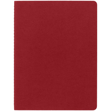 Moleskine Cahier Journals XL Cranberry Red Plain Pack 3