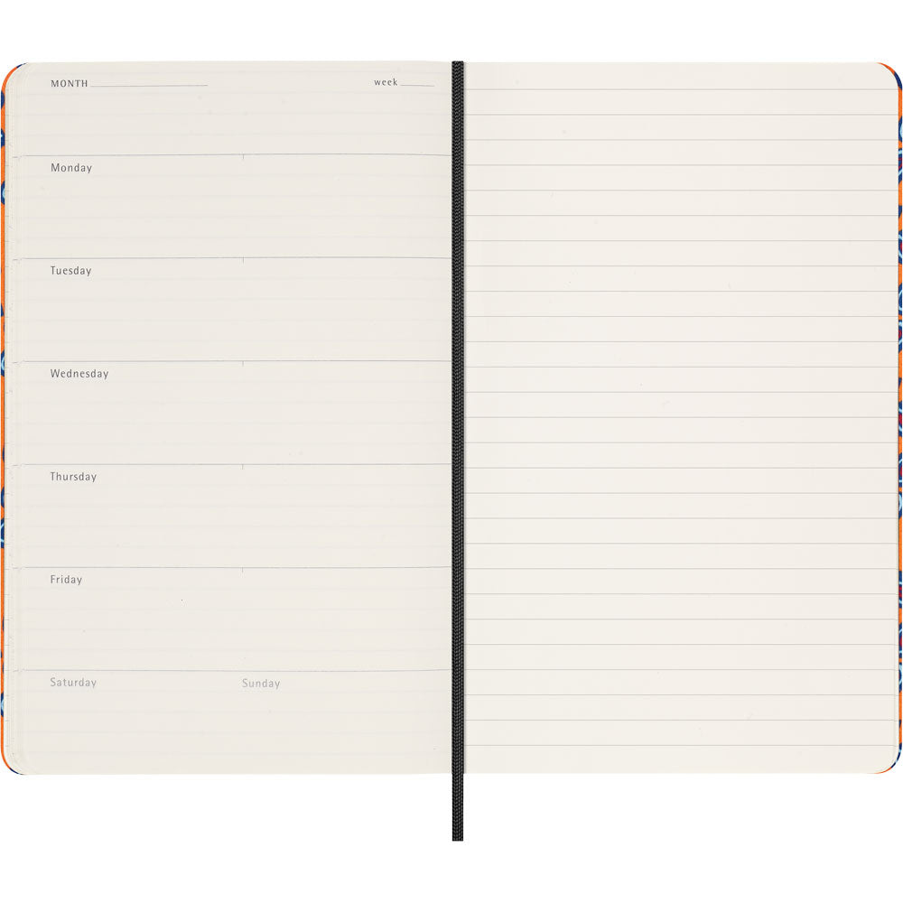 Moleskine LE Professional Silk Orange Large Hard Cover Undated Planner with Gift Box