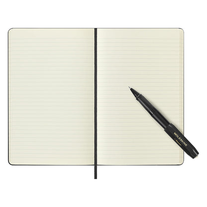 Moleskine Kaweco Black Large Ruled Rollerball & Notebook Set