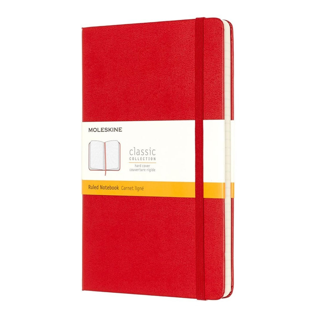 Moleskine Large Ruled Hard Cover Notebooks
