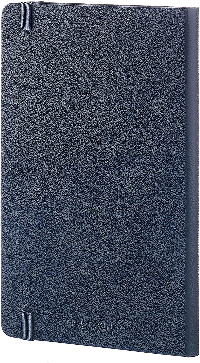 Moleskine Large Square Sapphire Blue Hard Cover Notebook