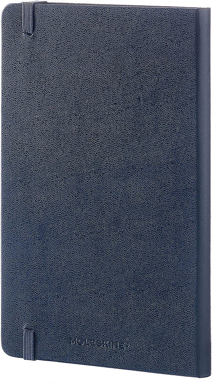 Moleskine Large Square Sapphire Blue Hard Cover Notebook