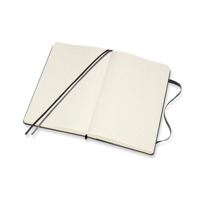 Moleskine Notebook Large Expanded Square Black Hard Cover