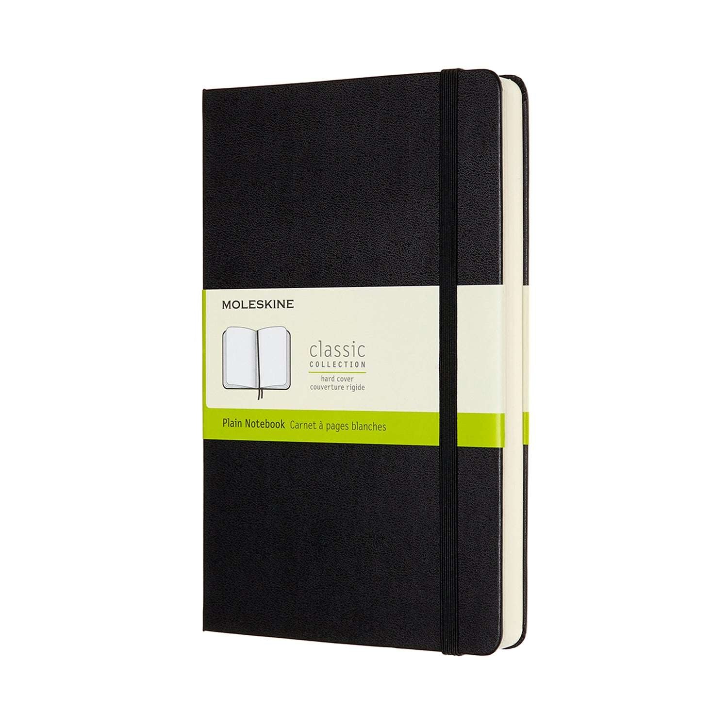 Moleskine Notebook Large Expanded Plain Black Hard