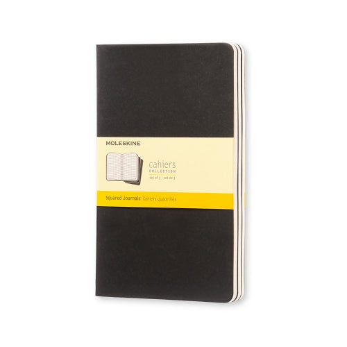 Moleskine Cahier Large Square Journals Pack Of 3