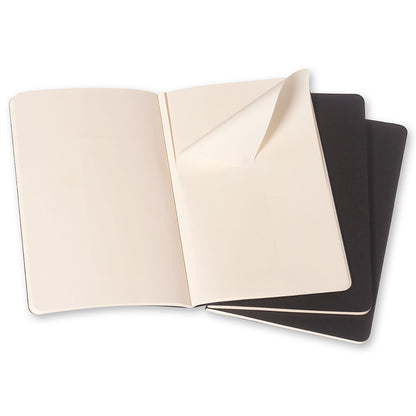Moleskine Cahier Large Plain Journals Pack Of 3