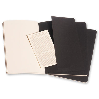 Moleskine Cahier Large Plain Journals Pack Of 3