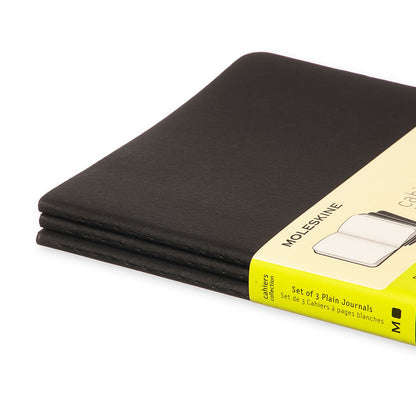 Moleskine Cahier Large Plain Journals Pack Of 3