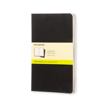 Moleskine Cahier Large Plain Journals Pack Of 3