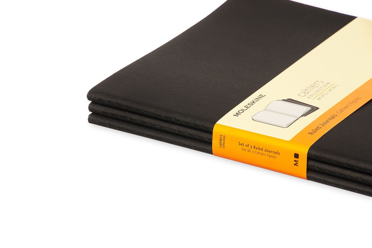 Moleskine Xtra Large Black Ruled Journals Pack Of 3